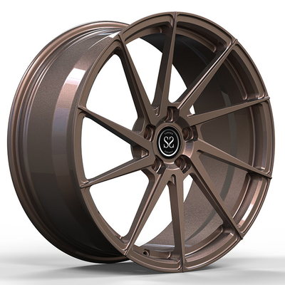 22x10.5 5x130 18ET Parlak Bronz BENZ G63 için Özel Kalıp Çemberler
