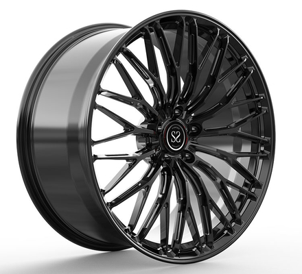 21x9.5 ve 21x10.5 Parlak Siyah 2019 BMW X5 için 1 parça dövme tekerlekleri