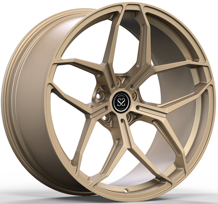 19x9.5 ve 10.5 Bronz Özel 1 Parça 2004 E46 M3 için dövme tekerlekleri