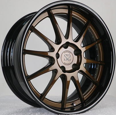 18x9.5ET36/19x11ET67/5x120.65 /70.3 Özel Yapım Dövme 2 Parçalı Jantlar Corvette C6 için