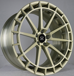 Açık Altın Fırçalanmış 20x9.5 2-PC Jantlar 2002 Audi RS6 için