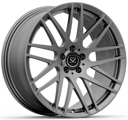 Açık Gri 1-PC Kalıp Tekerlekler Brabus Stili 22x9.5 ve 22x11.5 AMG GT43 için