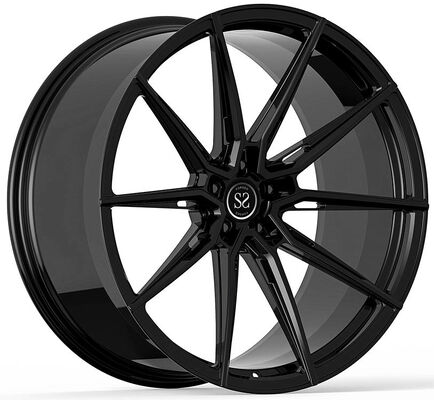 21x9.5 ve 21x11 Piano Siyah Özel 1-PC Porsche için 5x130 vida desenli dövme tekerlekleri