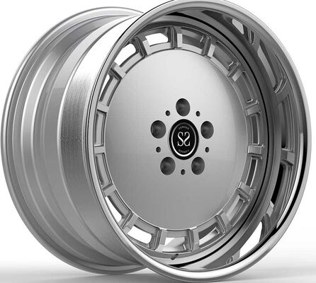 19x8.5ET38/19x9.5ET56/5x112/66.6 3-PC Polished + Bronze Rim For2019 Mercedes-Benz C-Class AMG C 63 S Br205