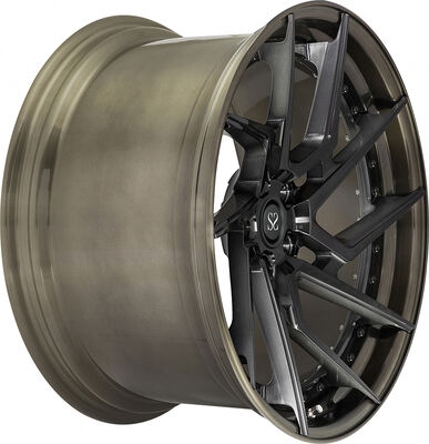Düzenleme tarzı BMW için evrensel özel 2 PC dövme yelkenleri 5x112
