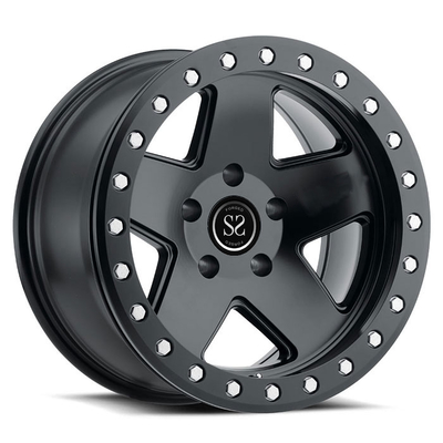 Jeep Wrangler için gümrük 21 22 24 inç dövme pikap offroad araç SUV tekerlek beadlock jantlar