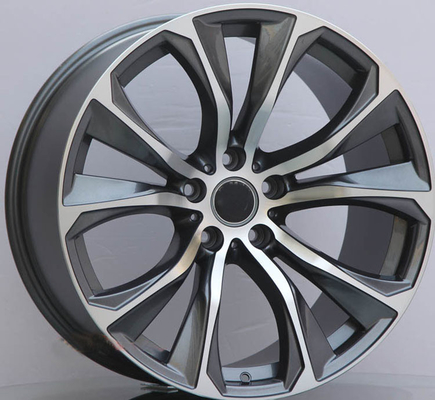 Gun Metal İşlenmiş Araba Jantları ile PCD 5x120 Için BMW X6 / Renk Özelleştirilmiş 20 inç Dövme Alaşım Jant Jantlar