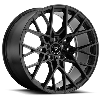 X5 5x120 dövme mat siyah ve gümüş için fırçalanmış 17 18 19 20 21 22 inç monoblok alaşım jantlar
