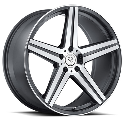 5 * 114.3 gri makine yüz gümrük Lexus için 1 parça dövme alaşım jant