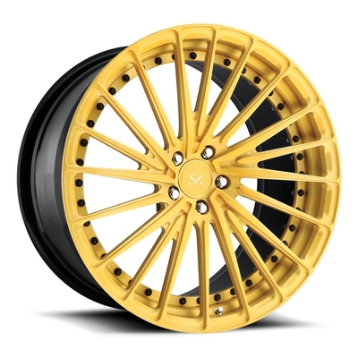 Porsche Dövme Jantlar 22 inç altın boyama alaşımlı alüminyum 2 adet dövme jantlar jantlar 5x112 5x130