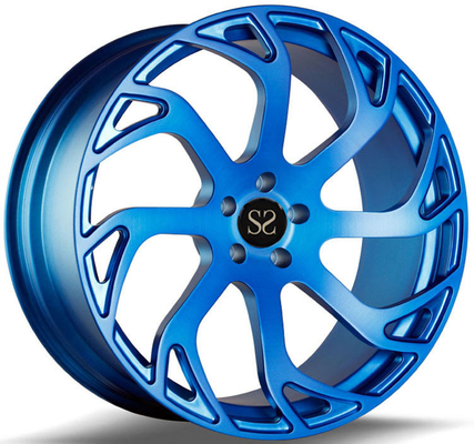Ford 5x108 için 6061-T6 Alüminyum Alaşımlı Özel Mavi 20 Dövme Jant