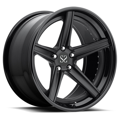 Lexus IS 5x114.3 Dövme Monoblok için Parlak Siyah 120.65mm PCD 19 inç alaşım jantlar