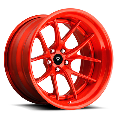 Nissan GTR 5x114.3 19 20 21 inç için Alüminyum Alaşımlı Kademeli 3 Parça Dövme Jantlar