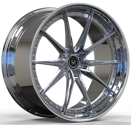 Audi RS5 5x112 için 2 Parça Lehçe A6061 T6 Alaşım Jantlar 20 X 9