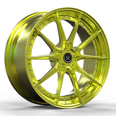 Audi RS8 için Kademeli 20 X 12 İki Parçalı Dövme Jantlar Püskürtme 5x112 jantlar