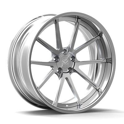 Mercedes Benz Cl 500 için kademeli 21x9 Ön 21x11 Arka 2 Parça Dövme Jantlar
