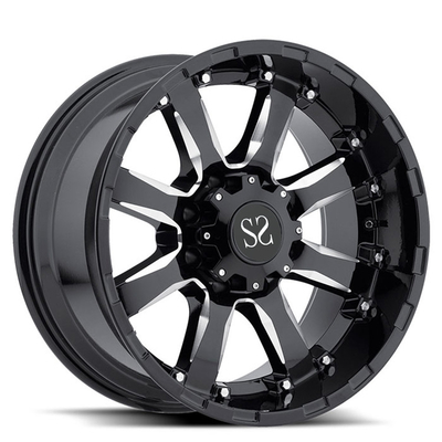 Ford Ranger 20 22 24 İnç Özel PCD Dövme Alüminyum Jantlar 5 X 127 6 X 139.7 5 X 150 6 X135 Mat Siyah
