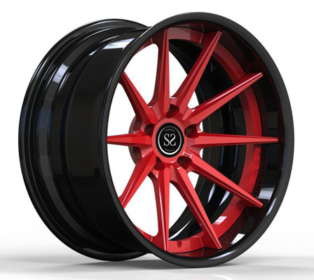 Namlu Mat Siyah Dövme Jantlar 19 İnç Aşamalı 19x8.5 19x9.5 Alaşım 370z