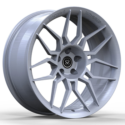 Lüks Otomobillere Uygun BMW M3 Özel 1-PC Gümüş Dövme Alüminyum Alaşımlı Jantlar 19 20 ve 21 inç Cıvata Deseni 5x112