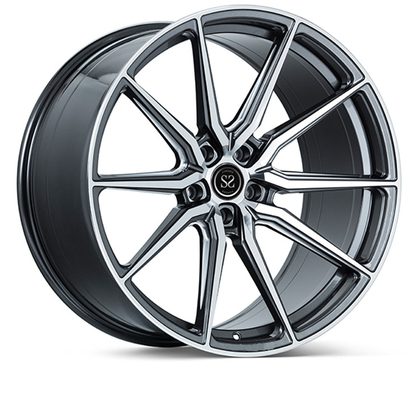 5x112 Gun Metal İşlenmiş 1 Parça Dövme Tekerlekler Sendeleyerek Benz S500'e Uygun