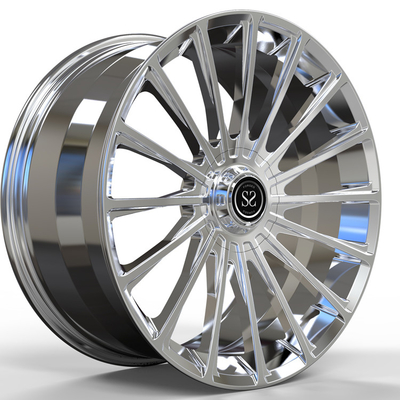 1 Adet Krom Jantlar Monoblok Dövme S63 20x8.5 20x9.5 Kademeli Jantlar için