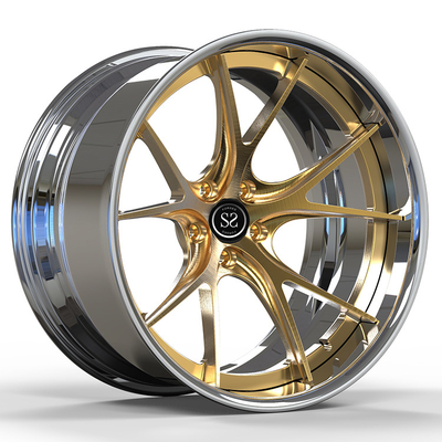 Polonyalı 2-PC 6061-T6 Dövme Alüminyum Alaşımlı Jantlar sendeleyerek 19 20 inç Fit Porsche 997