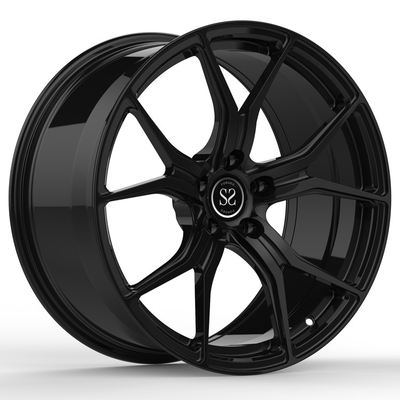Alaşım Parlak Siyah Monoblok 1 Parça Dövme Tekerlekler 19 inç Sendelemeli 19x8.5 19x9.5 Series3 G20 için