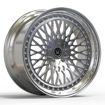 Golf 6 R Dövme Fırçalı Tabanca Metal 20 inç 20x9.5 Alaşım Araba Jantları için 2 ADET Cilalı Tekerlekler