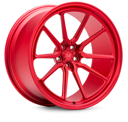 Candy Red Flat Porsche Dövme Tekerlekler GT Car için Özelleştirilmiş 24 inç Araba