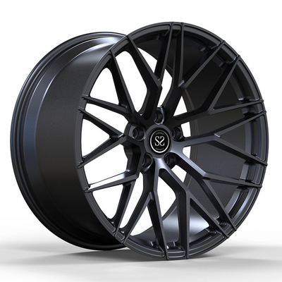 SSJK1033 Lehçe 1 Parça Dövme Jantlar Gun Metal 6061-T6 Alüminyum Alaşımlı Jantlar 47ET
