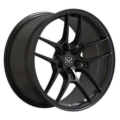 M240I için Matt Black Jantlar 1 Parça Dövme Tekerlekler Monoblok 24 inç